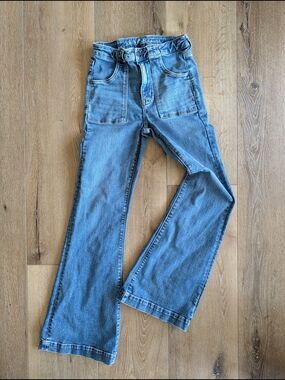 American Eagle High Rise Stretch Flare Jeans Sz 4
